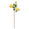 Vickerman FA186501 29" Artificial Yellow Real Touch Rose Spray. Includes 3 Sprays Per Pack.