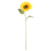 Vickerman FA187201 23" Artificial Yellow Sunflower Stem 6 Per Bag