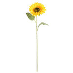Vickerman FA187201 23" Artificial Yellow Sunflower Stem 6 Per Bag