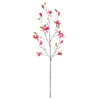 Vickerman FA187670 39" Artificial Mini Fuchsia Magnolia Spray. Includes 3 Sprays Per Pack.