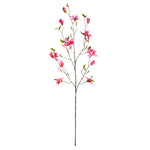 Vickerman FA187670 39" Artificial Mini Fuchsia Magnolia Spray. Includes 3 Sprays Per Pack.