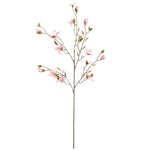 Vickerman FA187679 39" Artificial Mini Pink Magnolia Spray. Includes 3 Sprays Per Pack.