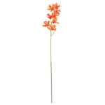Vickerman FA188901 32" Artificial Orange Orchid Stem