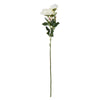 Vickerman FA190811 27" Artificial White Rose Stem Set Of 3
