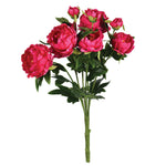 Vickerman FA191145 19" Artificial Fuchsia Peony Bush.