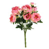 Vickerman FA191179 19" Artificial Light Pink Peony Bush.