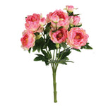 Vickerman FA191179 19" Artificial Light Pink Peony Bush.