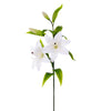 Vickerman FC170101-2 32" Artificial White Real Touch Tiger Lily Stem Pack Of 2