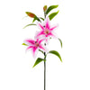 Vickerman FC170102-2 32" Artificial Pink Real Touch Tiger Lily Stem