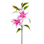 Vickerman FC170102-2 32" Artificial Pink Real Touch Tiger Lily Stem