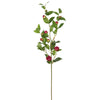 Vickerman FD170103 34'' Artificial Burgundy Tea Rose Spray