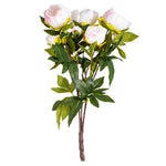 Vickerman FD170401 23" Artificial Cream And Pink Peony Bush.