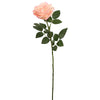 Vickerman FD170602 27'' Artificial Peach Natural Touch Rose Stem