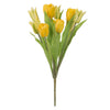 Vickerman FD180302 12" Artificial Yellow Tulip Bush.