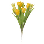Vickerman FD180302 12" Artificial Yellow Tulip Bush.