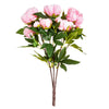 Vickerman FD182379 23" Artificial Brush Pink Peony Spray.