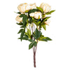 Vickerman FD182380 23" Artificial Beige Peony Spray.