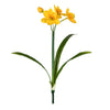 Vickerman FD190378 13‘’ Artificial Yellow Narcissus Spray. Includes 3 Sprays Per Pack.