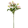 Vickerman FD190987 20.5'' Artificial Tea Rose Spray. Includes 3 Sprays Per Pack.