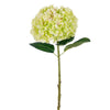 Vickerman FD220102 30" Apple Green Large Artificial Hydrangea With Leaves On Stem.