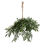 Vickerman FE221518 18" Green Artificial Mistletoe With Rope Hanger 2 Per Bag.