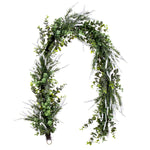 Vickerman FE222572 72" Green Artificial Rosemary & Eucalyptus Garland