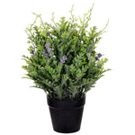 Vickerman FE222911 11" Green Artificial Senecio Cineraria In Plastic Pot.