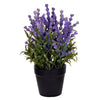 Vickerman FE223110 10" Purple Artificial Lavender In Plastic Pot 2 Per Bag.