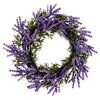 Vickerman FE223116 16" Purple Artificial Lavender Wreath.