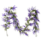 Vickerman FE223172 72" Purple Artificial Lavender Garland