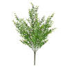 Vickerman FF190422 22" Artificial Uv Coated Bush With Mini Purple Flowers And Boxwood Greenery.
