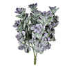 Vickerman FF191017 17" Artificial  Uv Coated Gray And Purple Jade Bush.