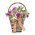 Vickerman FG180101 Artificial Mixed Purple Flower Basket