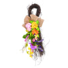 Vickerman FG180401 28" Artificial Mixed Floral Teardrop That Features A Mixture Of Bright Flowers Buds And Berries