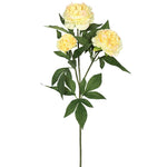 Vickerman FH170402 27" Artificial Yellow Rose Spray