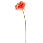Vickerman FH170704 21" Artificial Coral Gerbera Daisy Stem 6 Per Bag