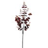 Vickerman FH190565 36" Artificial Burgundy Money Leaf Spray.