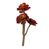 Vickerman FH190813 13" Artificial Red Succulent Spray.