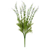 Vickerman FI190111 20" Artificial White Lavender Bush Pack Of 3.