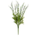 Vickerman FI190111 20" Artificial White Lavender Bush Pack Of 3.