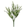 Vickerman FI190204 13" Artificial Cream Blazing Star Bush Pack Of 3.