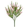 Vickerman FI190279 13" Artificial Pink Blazing Star Bush Pack Of 3.