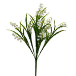 Vickerman FI190401 16" Artificial Lily Of The Valley Bush Set Of 3