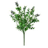 Vickerman FI190503 14.5" Artificial Purple And Green Money Leaf Bush 2/Pk