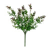 Vickerman FI190566 14.5" Artificial Purple Money Leaf Bush 2/Pk