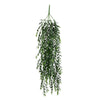 Vickerman FI191331 30" Artificial Green Salix Leaf Hanging Bush Pack Of 2