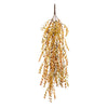 Vickerman FI191332 30" Artificial Brown Salix Leaf Hanging Bush Pack Of 2