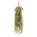 Vickerman FI191333 30" Artificial Light Green Salix Leaf Hanging Bush Set Of 2