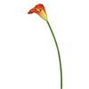 Vickerman FK171403 28" Artificial Orange And Yellow Large Stem Calla Lily