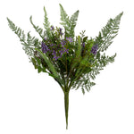 Vickerman FK180101 12" Artificial Green And Purple Maytime Bouquet.